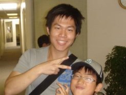 This is a picture of Johnny Hu -- Eric's long time best friend and partner for the Adelaide software deployment.